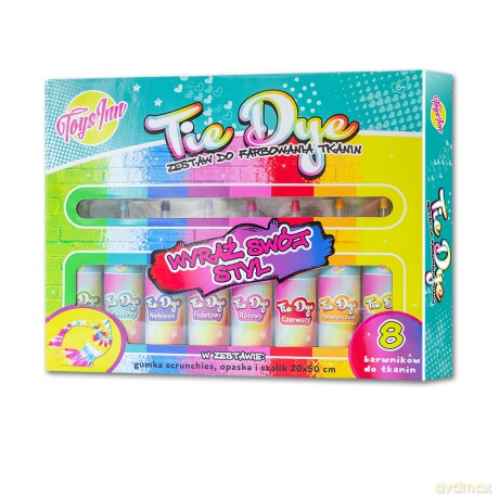 Zestaw do farbowani tkanin TIE DYE duży STN 7052