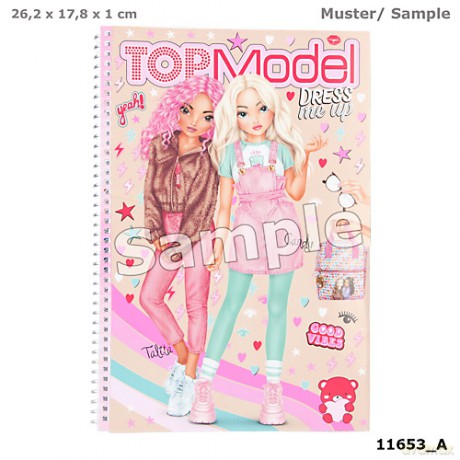 Zestaw Dress Me up Big TOPModel Teddy Cool, z naklejkami (7 plansz) 11653A