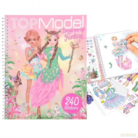 Zestaw Dress me up Fantasy Model z naklejkami 11664A