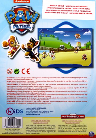 Zestaw kreatywny z naklejkami Paw Patrol PW19754