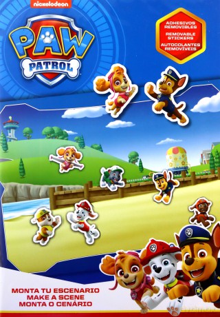 Zestaw kreatywny z naklejkami Paw Patrol PW19754