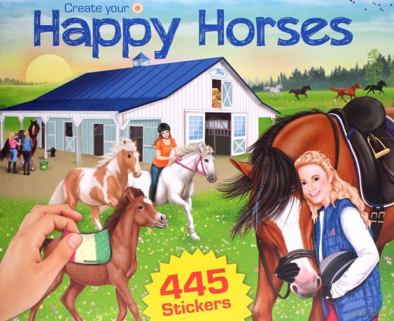 Zestaw z naklejkami Happy Horses 11584A