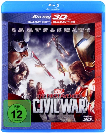 Captain America: Civil War (Kapitan Ameryka: Wojna bohaterów) [Blu-Ray 3D]+[Blu-Ray]