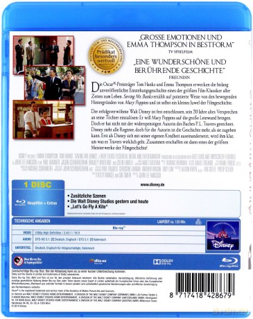 Saving Mr. Banks (Ratując pana Banksa) [Blu-Ray]