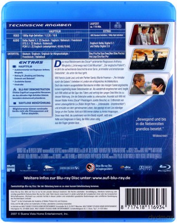 Breaking and Entering (Rozstania i powroty) [Blu-Ray]