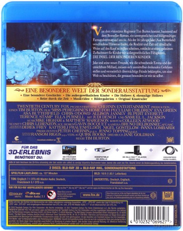 Miss Peregrine's Home for Peculiar Children (Osobliwy dom pani Peregrine) [Blu-Ray 3D [Blu-Ray]