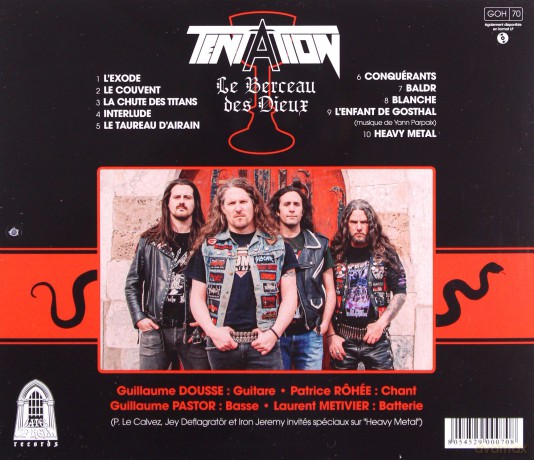 Tentation: Le Berceau Des Diex [CD]