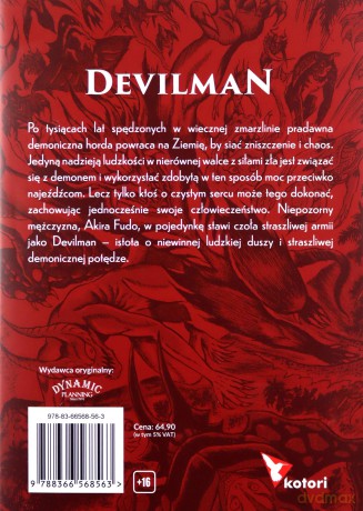 Devilman (Tom 1) - Go Nagai [KOMIKS]
