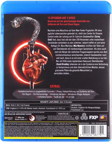 The Strain Season 1 (Wirus) [3xBlu-Ray]
