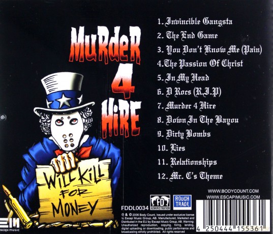 Body Count: Murder 4 Hire [CD]