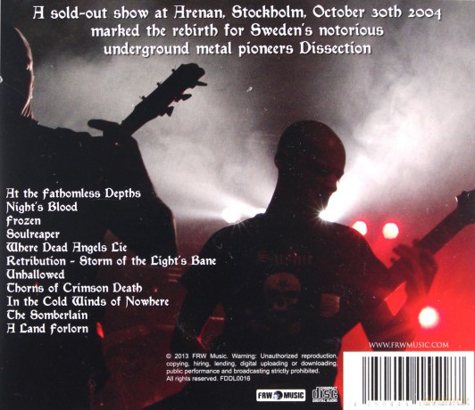 Dissection: Live In Stockholm 2004 [CD]