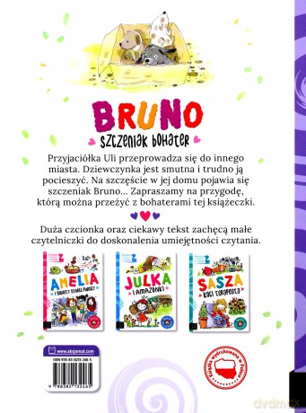 Opowiadania do doskonalenia czytania. Bruno, szczeniak bohater - Agata Giełczyńska-Jonik [KSIĄŻKA]