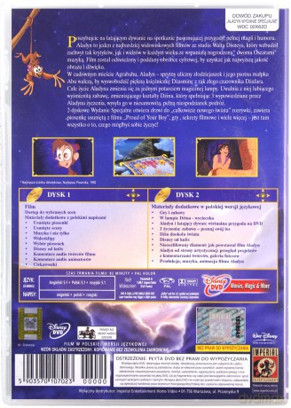 Aladyn (Magiczna Kolekcja) (Disney) [2DVD] 