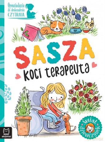 Opowiadania do doskonalenia czytania. Sasza, koci terapeuta - Agata Giełczyńska-Jonik [KSIĄŻKA]