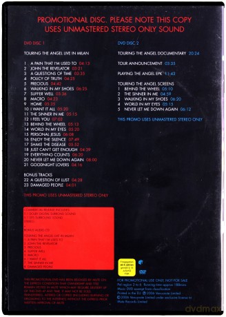 Depeche Mode: Touring the Anger Live in Milan [2DVD]