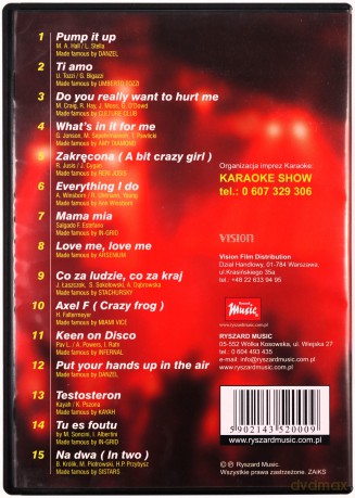 Karaoke Dance vol. 2 [DVD]