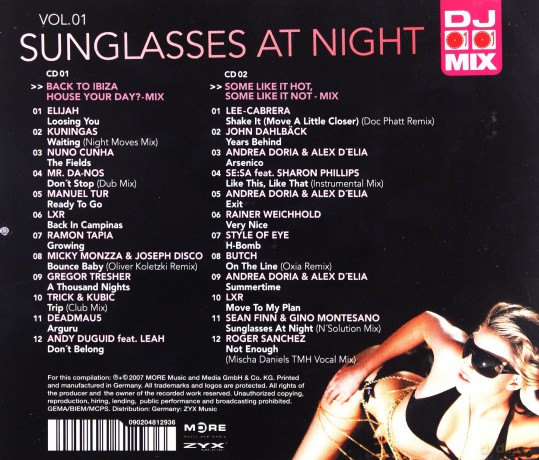 Sunglasses at Night [2CD]