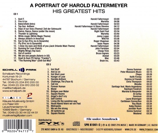 A Portrait of Harold Faltermeyer [2CD]