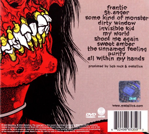 Metallica: St. Anger [CD]+[DVD]