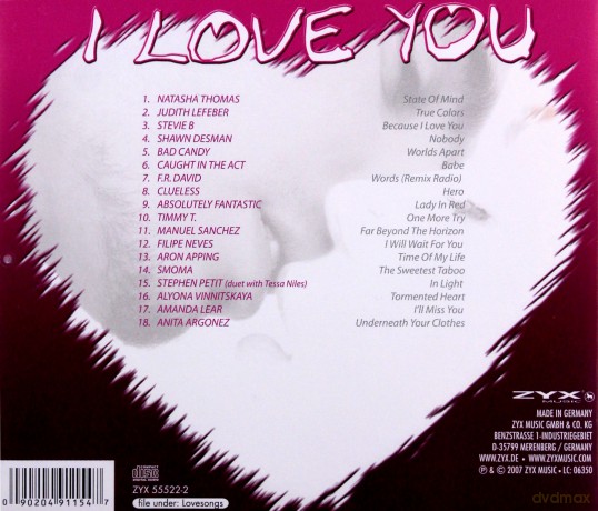 I Love You [CD]