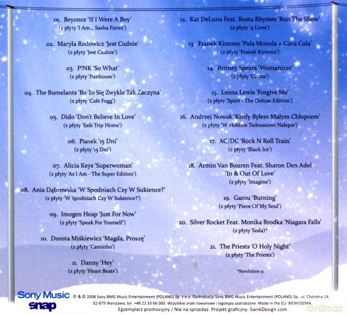 Muzyczne Święta 2008 [CD]