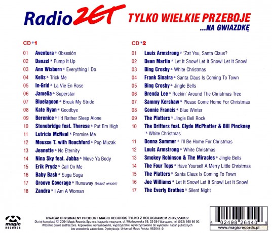 Tylko Wielkie Przeboje na Gwiazdkę [2CD]