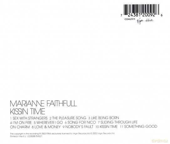 Marienne Faithfull: Kissin Time [CD]