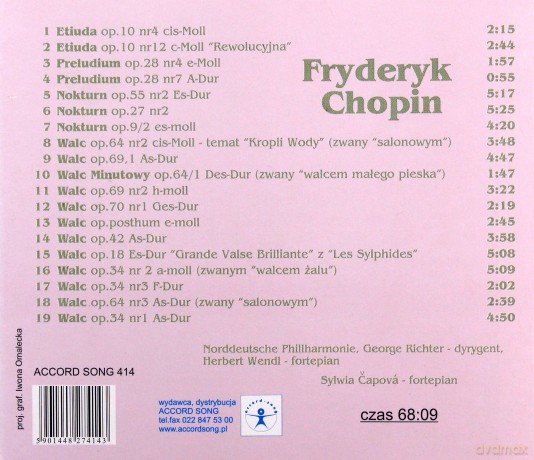 Fryderyk Chopin Geniusz Romantyzmu [CD]