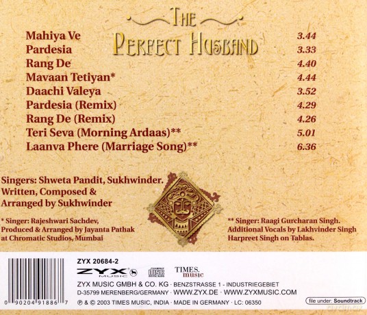 The Perfect Husband [CD]