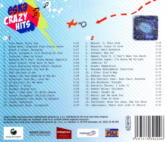 Eska Crazy Hits [CD]