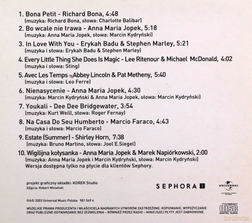 Anna Maria Jopek: Anna Maria Jopek [CD]