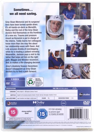 Grey’s Anatomy: Season 17 (Chirurdzy) [5DVD]