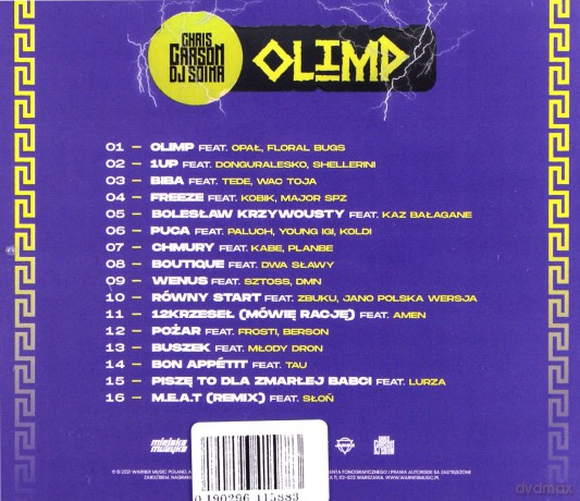 Chris Carson & DJ Soina: Olimp [CD]