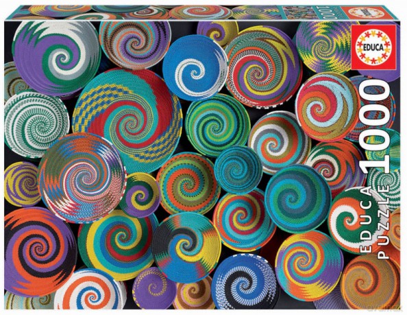 EDUCA 1000 el. Afrykańskie kosze [PUZZLE]