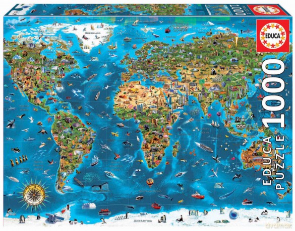 EDUCA 1000 el. Cuda świata [PUZZLE]