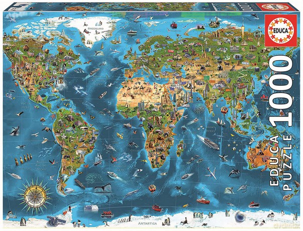 EDUCA 1000 el. Cuda świata [PUZZLE]