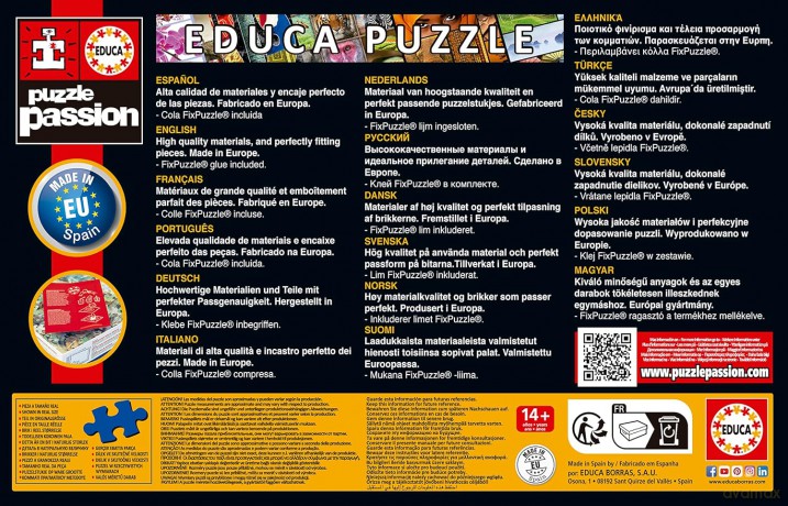EDUCA 1000 El. Napoje ch lodzace II miniatura [PUZZLE]