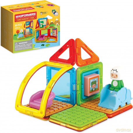 Klocki magnetyczne Cube House - Żaba [KLOCKI]