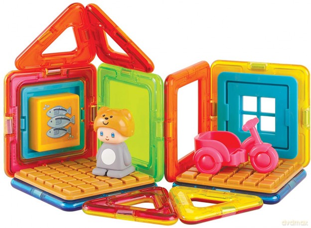 Klocki magnetyczne Cube House Pingwin [KLOCKI]