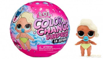 Laleczka L.O.L. Surprise Color Change Lil Sisters 1 sztuka