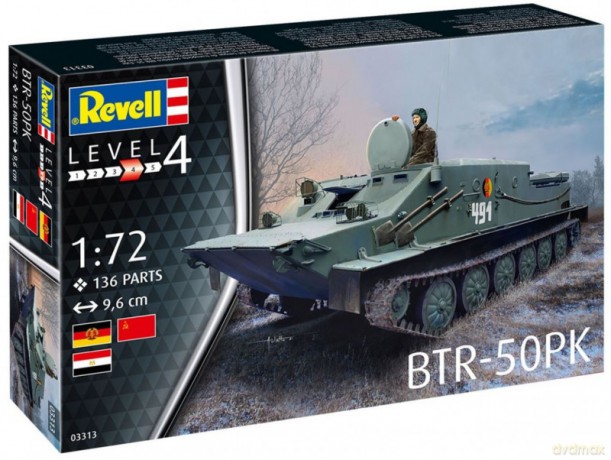 Model do sklejania Pojazd 1/72 BTR - 50PK