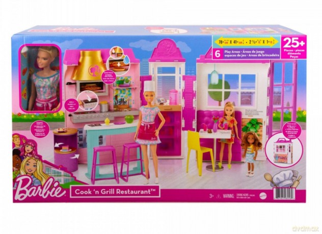 Zestaw lalka Barbie Restauracja