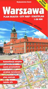 Mapa Warszawa 28T - foliowana