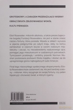 Niech pana Bóg błogosławi, panie Rosewater - Kurt Vonnegut [KSIĄŻKA]
