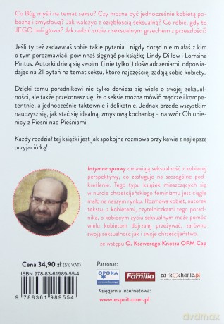 Intymne Sprawy 21 Pytań Na Temat Seksu Które Zadają Sobie Kobiety - Linda Dillow, Lorraine Pintus [KSIĄŻKA]