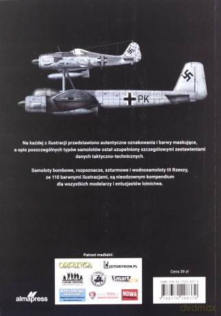 Samoloty bombowe, rozpoznawcze, szturmowe i wodnosamoloty III Rzeszy - Thomas Nedwick [KSIĄŻKA]