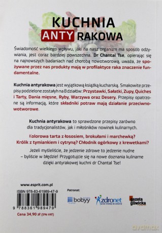 Kuchnia Antyrakowa - Dr Chantel Tse [KSIĄŻKA]