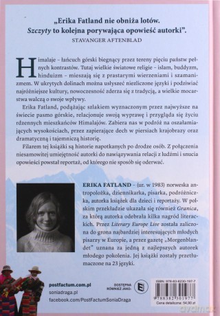 Szczyty - Erika Fatrland [KSIĄŻKA]