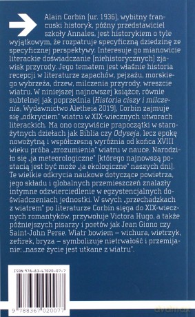 Wichura i wietrzyk. Historia sposobów doświadczania i wyobrażania wiatru - Alain Corbin [KSIĄŻKA]