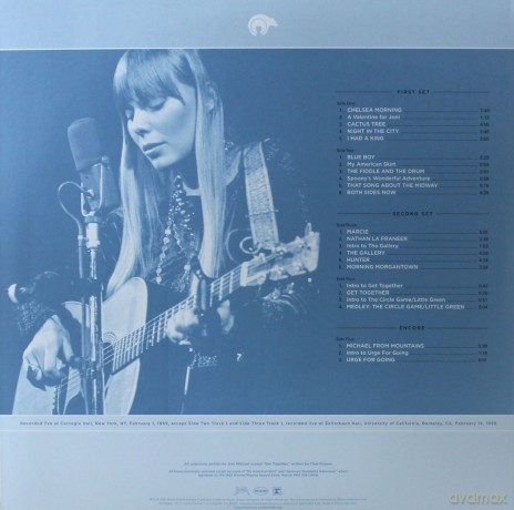 Joni Mitchell: Live At Carnegie Hall 1969 [3xWinyl]